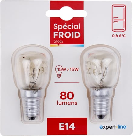 COGEX - FRIGOLAMP - 15W - E14 - SET 2ST. - 646280