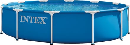 Intex Metal Frame Opzetzwembad Set - Ø 366 cm x 76 cm met filterpomp