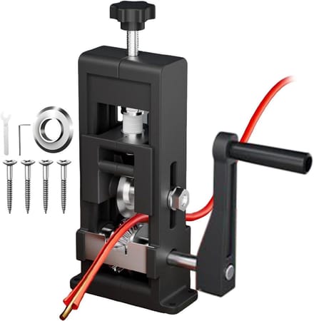 Draad Stripper Machine - Kabel Stripper - Koperen Kabels Strippen - Verstelbare Cutter - 1-25 mm - Zilver