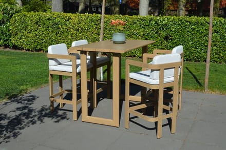 Barset Santiago Aluminium Houtlook