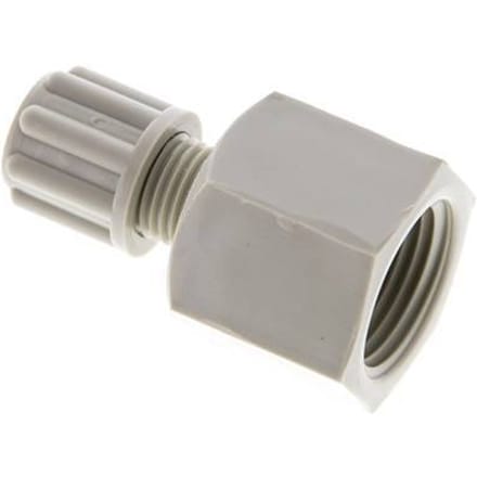 6x4mm & G3/8'' PP Rechte Knelfitting Binnendraad 10bar