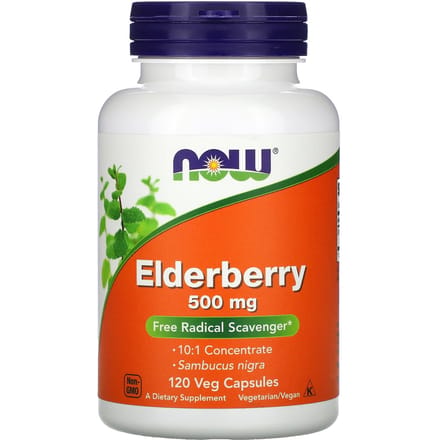 Elderberry 500mg - 120 v-caps