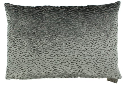 Claudi - sierkussen Taddeo - Steel/Green - 45x45 cm