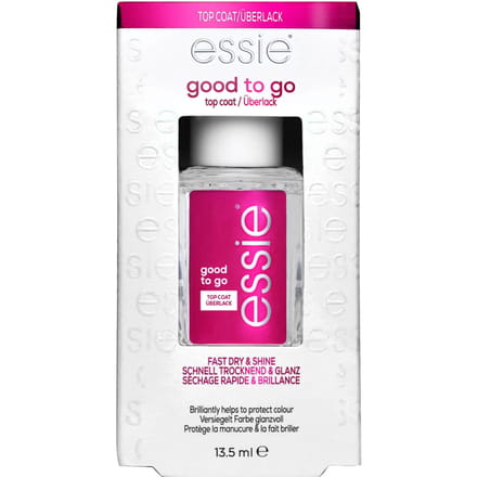 essie - nagelverzorging - good to go top coat - sneldrogende topcoat - 13,5 ml