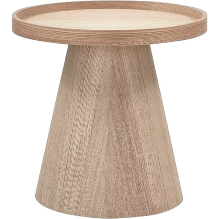 WOOOD Maud Bijzettafel - Hout - Naturel - 38x39x39