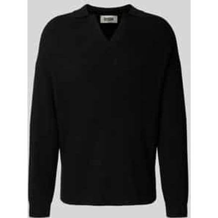 Gebreide pullover met polokraag