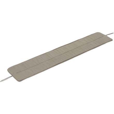 Muuto Linear Steel Bank Zitkussen - lichtgrijs - L