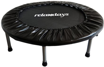 Fitness trampoline - Ø 95 cm - opvouwbaar - zwart