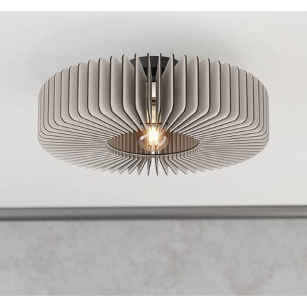EGLO Palombaia Plafondlamp - E27 - Ø 50 cm - Grijs|Zwart - Hout|Staal