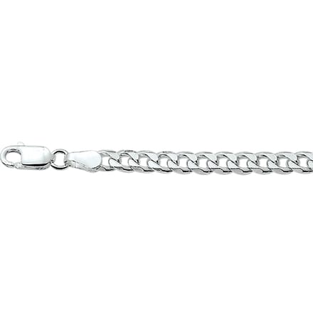 Vigor ketting geslepen gourmet 4,0 mm - Zilver