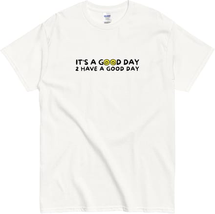 Inspirerend Tekst T Shirt - Grappig Vrolijk Smileys Design - Vrouwen en Mannen - Wit - XL