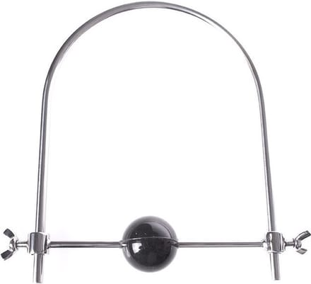 Metalen mond klem met schroeven en rubber bal - 40 mm