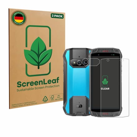 2 Stuks Screenprotector voor Ulefone Armor 15 (Voor+Camera) - Hoogwaardige Beschermfolie transparant