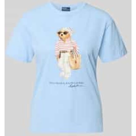 regular fit T-shirt van puur katoen met BEAR-motief