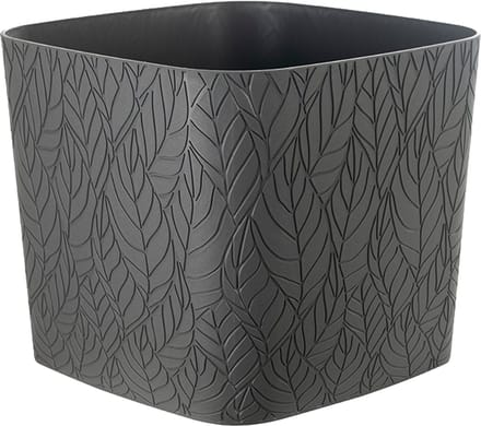 Elezza Leaf Quadro Bloempot L38 x B38 x H32 cm - Antraciet