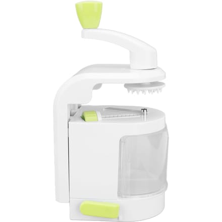 Groentespiralizer Multifunctioneel Groentesnijgereedschap 4 In 1 Roterende Messen Handrasp white