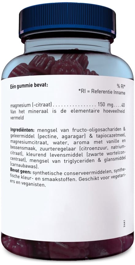 Orthica - Magnesiumcitraat-150 Gummies - 2 x 30 gummies - Voordeelverpakking