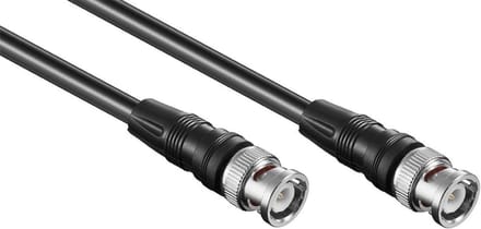 BNC (m) - BNC (m) kabel - RG59 - 75 Ohm / zwart - 2 meter