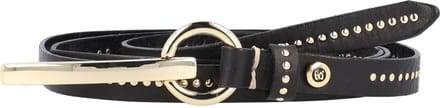 b.belt Leren Riem Cher Belt W75 Black Zwart