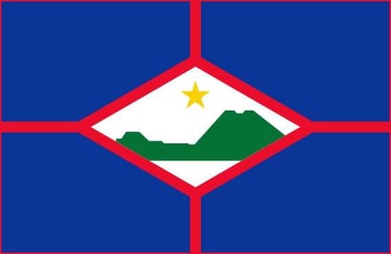 Vlag Sint Eustatius 150x225 cm - Spunpoly