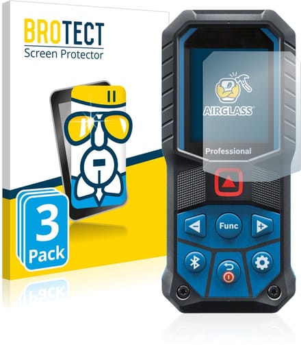 Screenprotector 3 Stuks voor Bosch GLM 50-27 C/ 50-25 G Beschermglas transparant