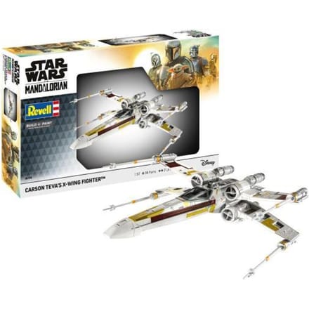 Revell Modelbouwpakket Ruimtevaart - 06790 Star Wars - The Mandalorian: Teva#039 X-Wing Fighter Plastic - 1:57 - Modelbouw