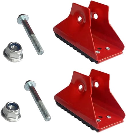 Antislip Laddervoeten - Ladder Stabilisatoren - Veilig Werken - Geluidreducerend Rubber - 2 stuks - Rood