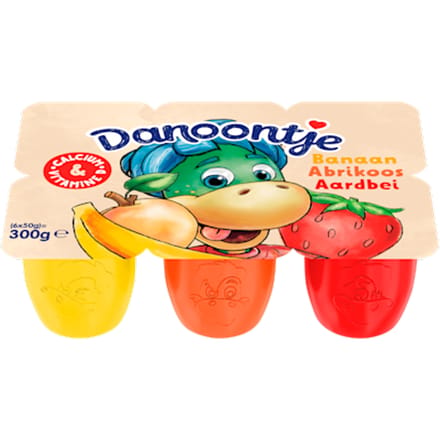 Fruitkwark Banaan Aardbei Abrikoos