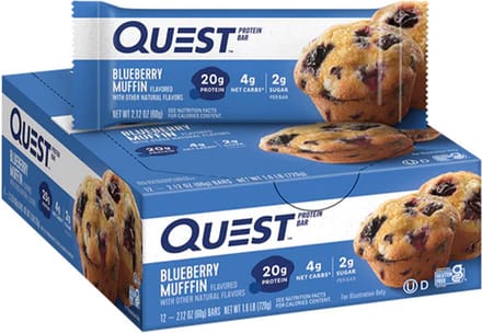Quest Nutrition | Protein Bar | Blueberry Muffin | 12 Stuks | 12 x 60 gram