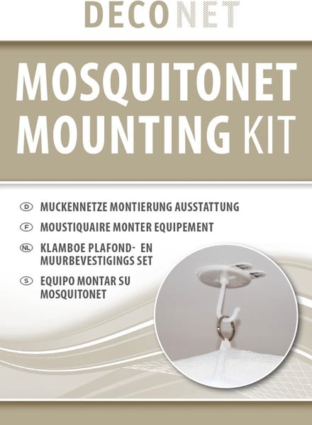 Deconet Kleefhaak set - per 6 - wit