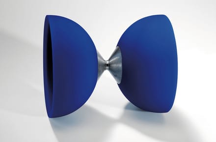 Acrobat 105 Rubber Diabolo Blue