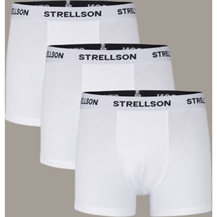 Triopak boxershorts, wit
