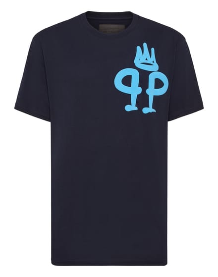 T-Shirt Ronde Hals King Plein