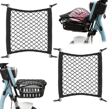Bagage Net - Opbergnet Set - Veilig Vervoeren - Elastisch & Stevig - 2 Maten Set - Zwart