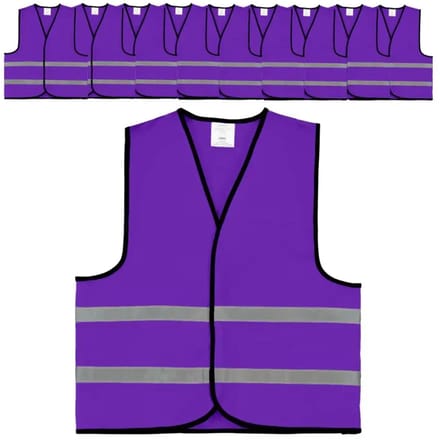 Paars veiligheidshesje | 20 stuks