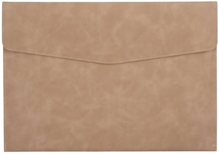 Beige A4 Map met Drukknopsluiting - Antra