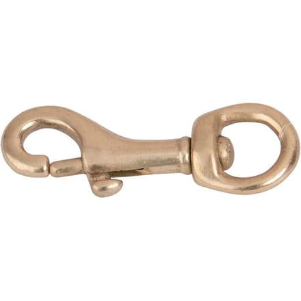 Paardenkarabijnhaak met rond oog T de T - 19 mm