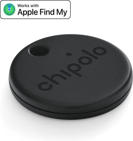 Chipolo One Spot - Wallet Sleutelhanger - Bluetooth Koffer Tracker - Keyfinder Sleutelvinder - Find My Network - 1-Pack - Zwart