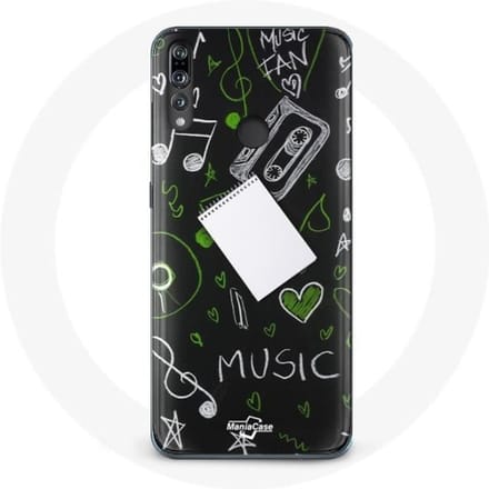 Hoesje - Huawei - P30 Lite - Flexibel - Zwart - G-sleutel