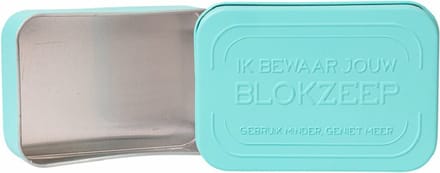 Zeepblikje van Aluminium – Body Blok & Scheer Blok