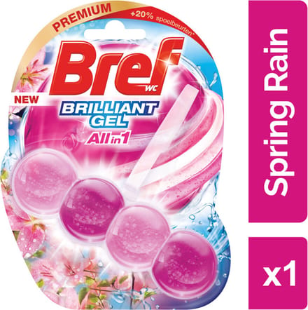 Bref - Toiletblok - Brilliant Gel - Spring Rain - 42g