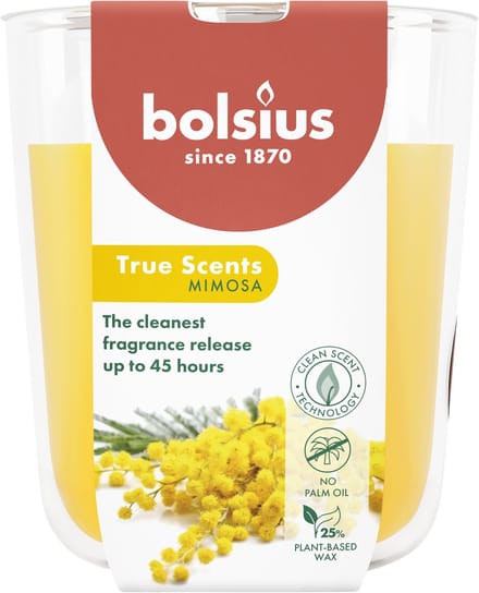 Bolsius - True Scents - Geurglas - 97/85 - Mimosa