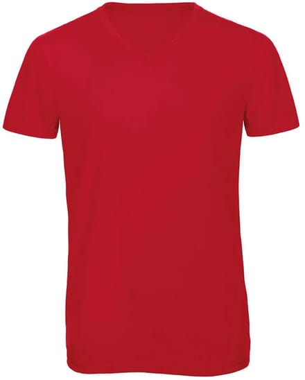 V Triblend/men T-Shirt - Red - M