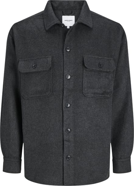 Jack & Jones Overhemd - Regular Fit - Zwart - 6XL Grote Maten