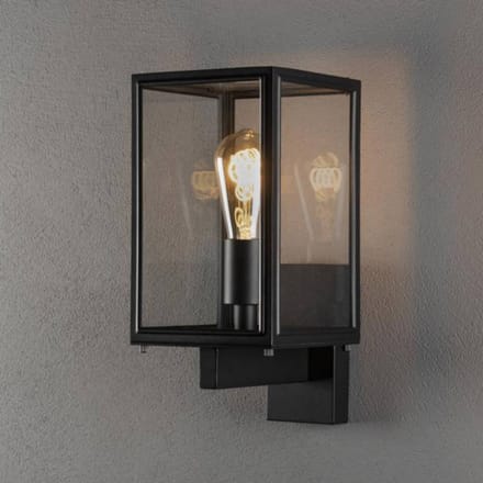 Konstsmide Carpi schwarz 7352-750 Buitenlamp (wand) E27 Zwart
