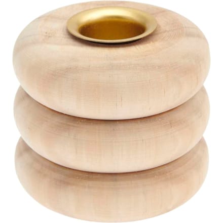 Kandelaar "Ringen", voor staafkaarsen Ø 2,4 cm - 5 cm