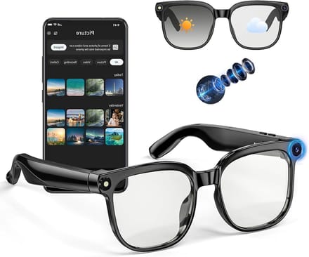 Smart Glasses - Slimme Bril met Camera - Bluetooth - Modernebril