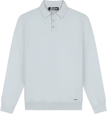 Malelions Knitted Long Sleeve Polo