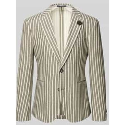 slim fit 2-knoops colbert met paspelzakken model 'Hawksley'