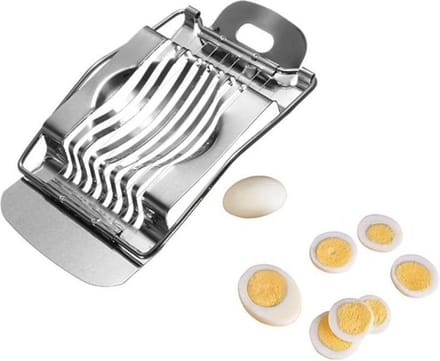 Ei snijder - Eiersnijder - Aluminium - Ei snijden - Keukenhulp - Keukenaccessoire - Egg slicer